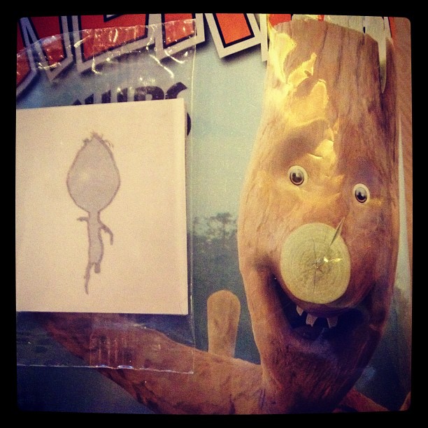 Famous character in Norway . With his baby as a sticker inside...