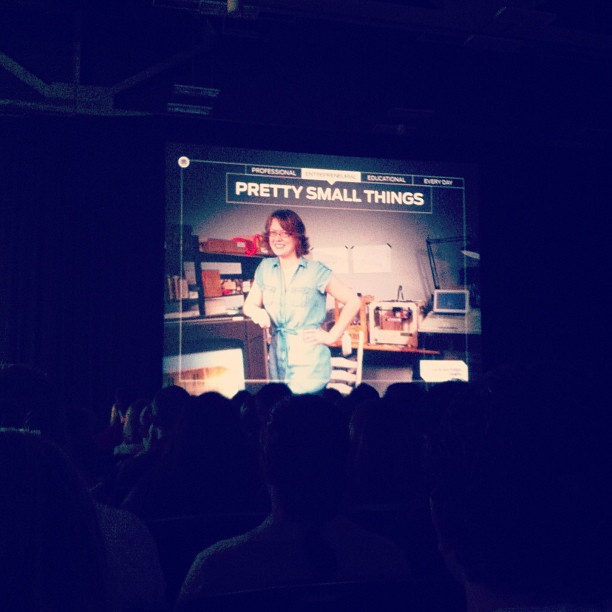 { #SXSW2013} This lady makes delicate dollhouse goodies with MakerBot♪