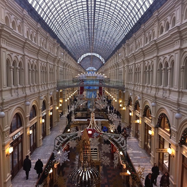 beautiful mall in Moscow