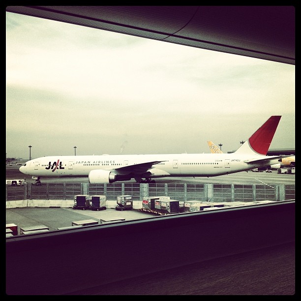 Heading to KL on aboard a  JAL flight!