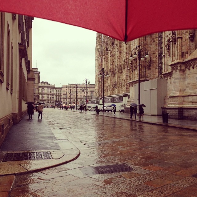 rainy milan