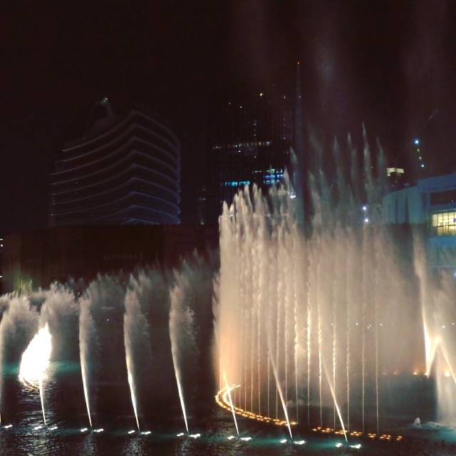 Water show in Dubai