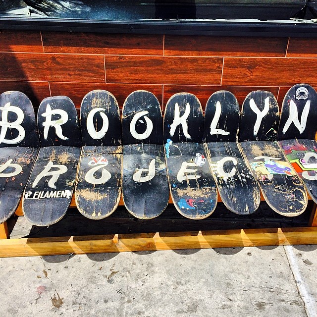 Skateboard bench