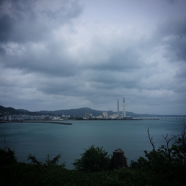 沖縄は台風でした。。。