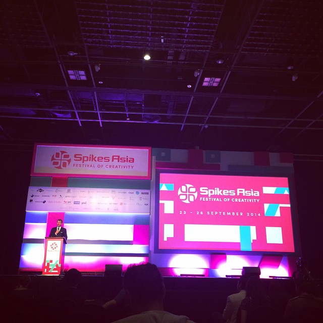 Last day of Spikes Asia 2014.
Droga5 seminar