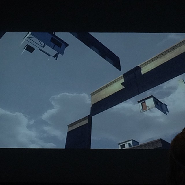 Interesting shot from a video game: the end of the virtual world, from a Doclab presentation on VR