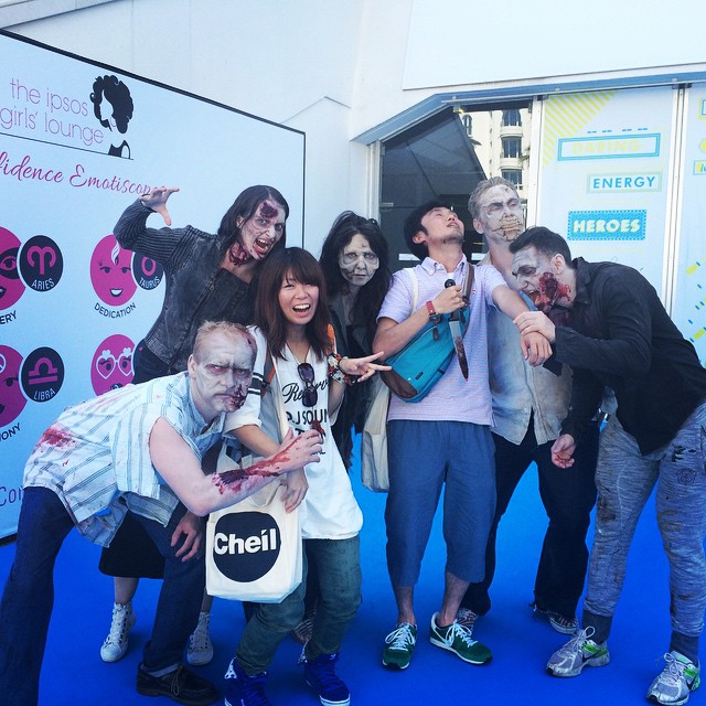 Zombies!!!!! #AOICannes2015