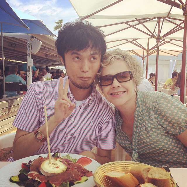 Lunch by the beach.