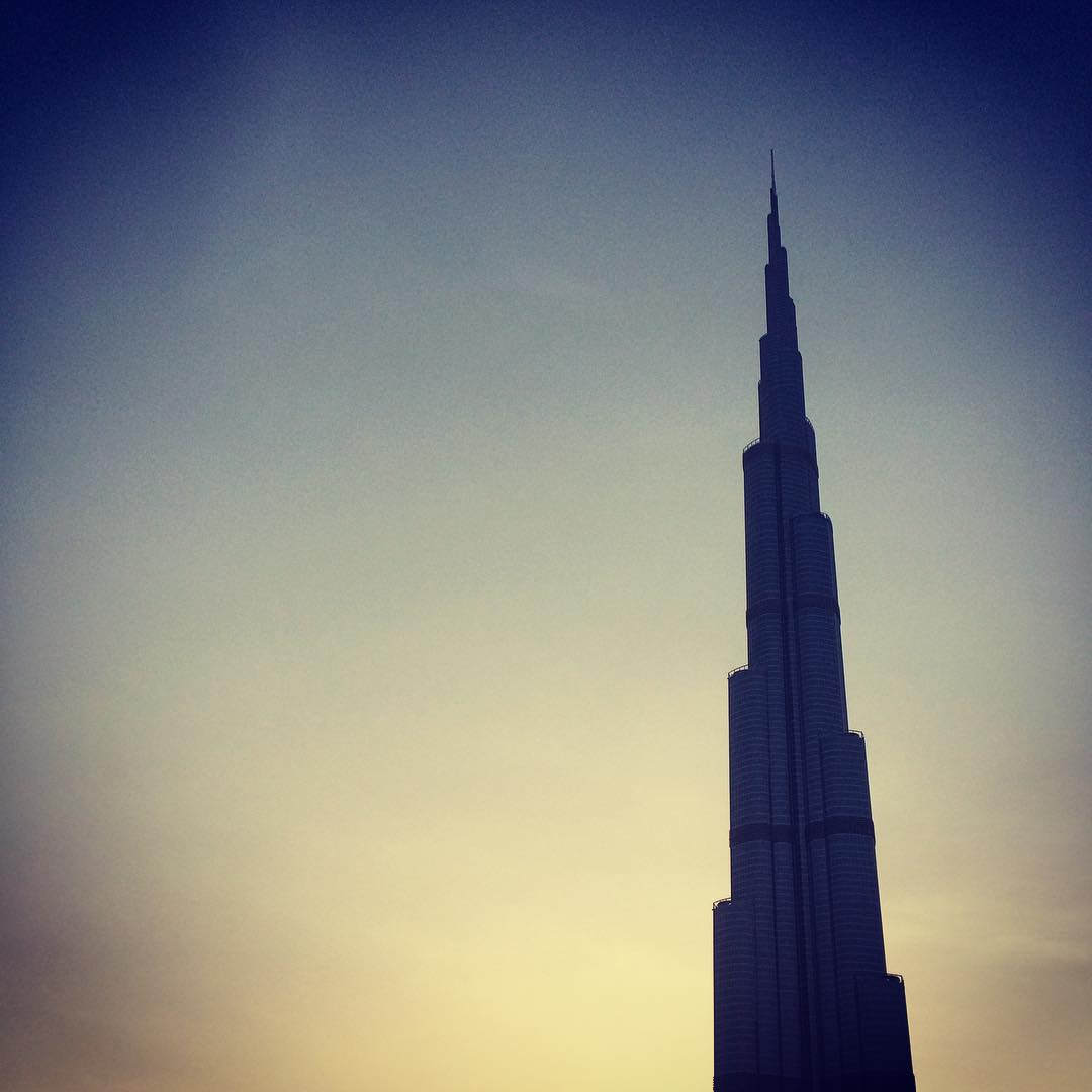 Evening Burj Khalifa