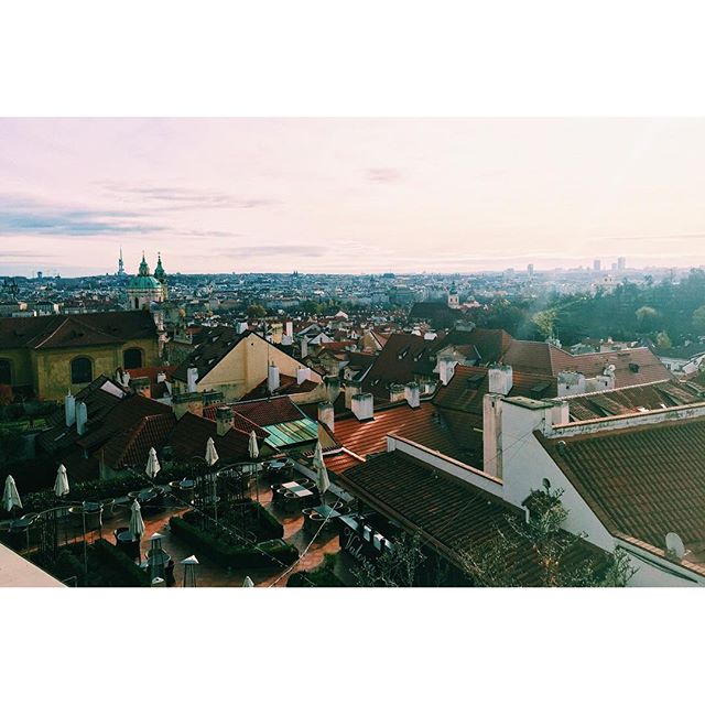 The view of Prague