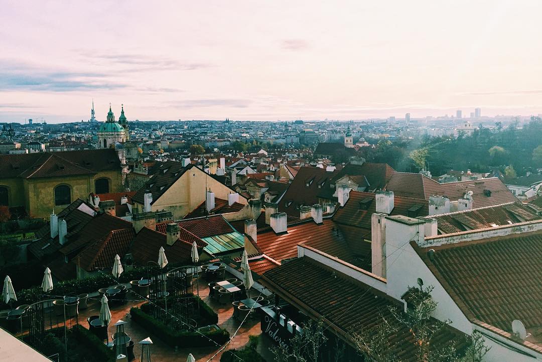 The view of Prague