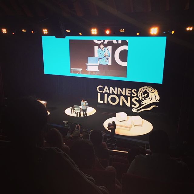 David Copperfield on the stage!!#aoicannes2016 #canneslions