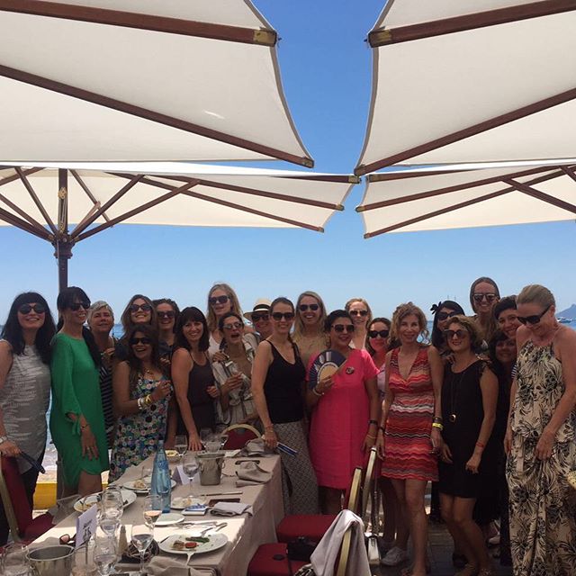 8th Women's Lunch @ Carlton Beach Cannes ?Girl power from around the world come together! Organized by the amazing beautiful lady in pink @analaurabcn ??#tbt #cannes #carltonbeach #beautifulladies