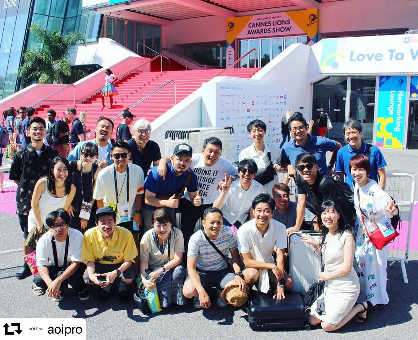 _﻿
﻿AOI Pro. Team in Cannes!!﻿
﻿
repost: @aoipro ﻿

#AOICannes  #canneslions2019  #cannes  #france  #festival  #award  #groupphoto  #red 