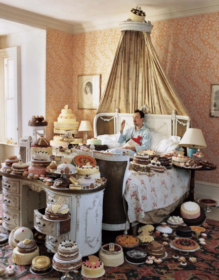 Self Portrait with Cakes. 2008