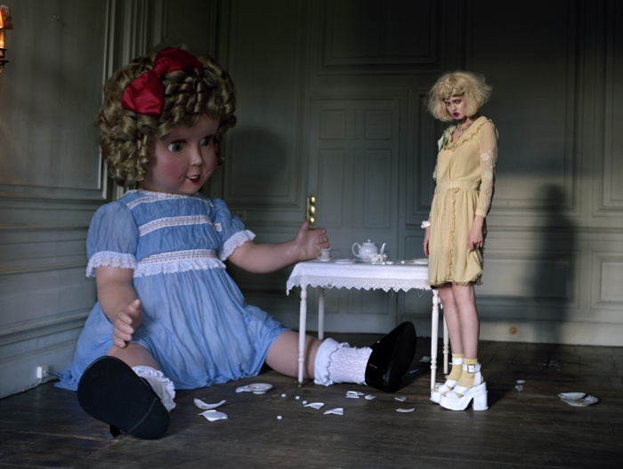 Lindsay Wixson & Giant Doll. 2011. Italian Vogue